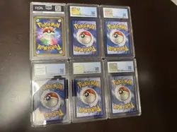 6 PSA CGC Graded Pokemon Card Slab PSA 10 Charizard Lot 8 Pikachu Shadowless 1st - Image 2