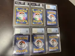 6 PSA CGC Graded Pokemon Card Slabs PSA 10 Charizard Lot 7 BREAK holo cards - Image 2