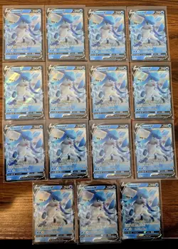 (15) Glaceon V SWSH196 SWSH: Sword & Shield Promo Cards - English Full Art NM - Image 1