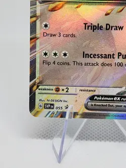 Pokemon Scarlet & Violet Black Star Promo #55 Kangaskhan ex Rare Holo Card NM - Image 4