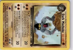 Pokemon TCG Dark Machoke Team Rocket 40/82 Regular Trading Card TCG - Image 5