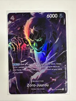 Zoro-Juurou (SP) Legacy of the Master (OP12) ST18-004 One Piece Card English - Image 1