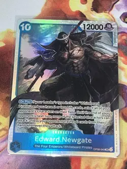 Edward.Newgate OP08-043 SR Two Legends One Piece Card NM English - Image 1