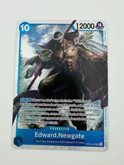 OP08-043 Edward.Newgate SR One Piece TCG English Card - Image 1