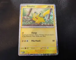 Pikachu 002/015 Holo McDonald's 2024 Promo Pokemon Card LP-NM - Image 1