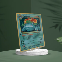 Venusaur - Base Set Shadowless | Jumbo Metal 6" x 8" Card Gift/Display - Image 3