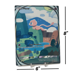 Mew Immersive - Pokemon Pocket | Jumbo Metal 6" x 8" Card Gift/Display - Image 2