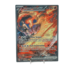 Team Rocket's Moltres EX SIR - Destined Rivals | Jumbo Metal 6" x 8" Card Gift - Image 1