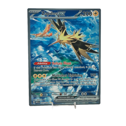 Zapdos EX SIR - 151 | Jumbo Metal 6" x 8" Card Gift/Display - Image 1