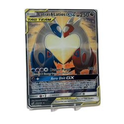 Latias & Latios GX Alt Art - Team Up | Jumbo Metal 6" x 8" Card Gift/Display - Image 1