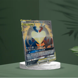 Latias & Latios GX Alt Art - Team Up | Jumbo Metal 6" x 8" Card Gift/Display - Image 3