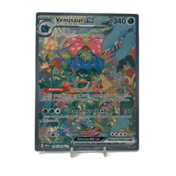 Venusaur EX SIR - 151 | Jumbo Metal 6" x 8" Card Gift/Display - Image 1