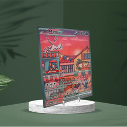Mew EX - SV Promo 151 | Jumbo Metal 6" x 8" Card Gift/Display - Image 3