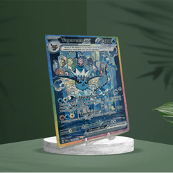 Vaporeon EX SIR - Prismatic Evolutions | Jumbo Metal 6" x 8" Card Gift/Display - Image 3