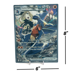 Cynthia's Garchomp EX SIR - Destined Rivals | Jumbo Metal 6" x 8" Card Gift - Image 2