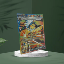 Jolteon EX SIR - Prismatic Evolutions | Jumbo Metal 6" x 8" Card Gift/Display - Image 3