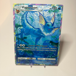 Vaporeon Eevee Grove - Pokemon Pocket | Jumbo Metal 6" x 8" Card Gift/Display - Image 1