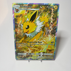 Jolteon Eevee Grove - Pokemon Pocket | Jumbo Metal 6" x 8" Card Gift/Display - Image 1