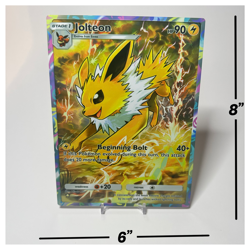 Jolteon Eevee Grove - Pokemon Pocket | Jumbo Metal 6" x 8" Card Gift/Display - Image 2
