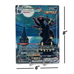 Umbreon VMAX Alt Art - Evolving Skies | Jumbo Metal 6" x 8" Card Gift/Display - Image 2