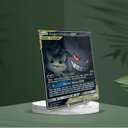 Gengar & Mimikyu GX Alt Art - Team Up | Jumbo Metal 6" x 8" Card Gift/Display - Image 3