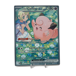 Lillie's Clefairy EX SIR - Journey Together | Jumbo Metal 6" x 8" Card Gift - Image 1