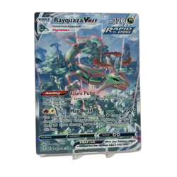 Rayquaza VMax Alt Art - Evolving Skies | Jumbo Metal 6" x 8" Card Gift/Display - Image 1
