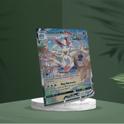 Sylveon VMax Alt Art - Evolving Skies | Jumbo Metal 6" x 8" Card Gift/Display - Image 3