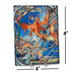 Charizard EX Immersive - Pokemon Pocket | Jumbo Metal 6" x 8" Card Gift/Display - Image 2
