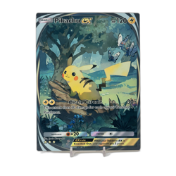 Pikachu EX Immersive - Pokemon Pocket | Jumbo Metal 6" x 8" Card Gift/Display - Image 1