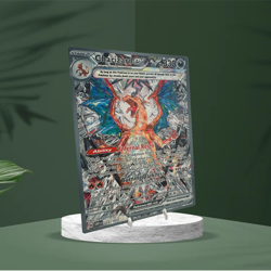 Charizard EX SIR - Obsidian Flames | Jumbo Metal 6" x 8" Card Gift/Display - Image 3