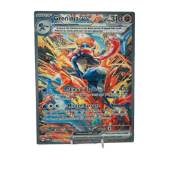 Greninja EX SIR - Twilight Masquerade | Jumbo Metal 6" x 8" Card Gift/Display - Image 1