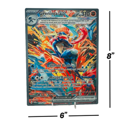 Greninja EX SIR - Twilight Masquerade | Jumbo Metal 6" x 8" Card Gift/Display - Image 2