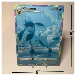Glaceon Eevee Grove - Pokemon Pocket | Jumbo Metal 6" x 8" Card Gift/Display - Image 2