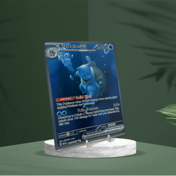 Blastoise EX SIR - 151 | Jumbo Metal 6" x 8" Card Gift/Display - Image 3