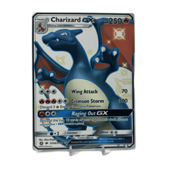 Charizard GX Shiny Holo Rare - Hidden Fates | Jumbo Metal 6" x 8" Card Gift - Image 1