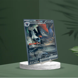 N's Zoroark EX SIR - Journey Together | Jumbo Metal 6" x 8" Card Gift/Display - Image 3