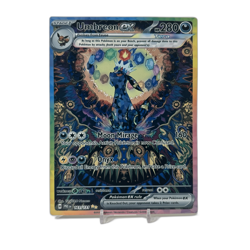 Umbreon EX SIR - Prismatic Evolutions | Jumbo Metal 6" x 8" Card Gift/Display - Image 1