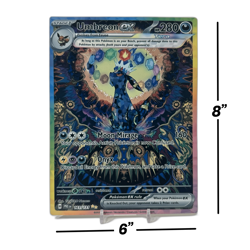 Umbreon EX SIR - Prismatic Evolutions | Jumbo Metal 6" x 8" Card Gift/Display - Image 2