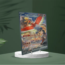 Ethan's Ho-Oh EX SIR - Destined Rivals | Jumbo Metal 6" x 8" Card Gift/Display - Image 3