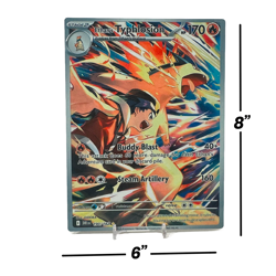 Ethan's Typhlosion IR - Destined Rivals | Jumbo Metal 6" x 8" Card Gift/Display - Image 2