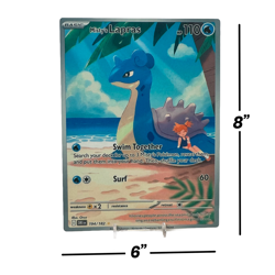 Misty's Lapras IR - Destined Rivals | Jumbo Metal 6" x 8" Card Gift/Display - Image 2