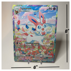 Sylveon Eevee Grove - Pokemon Pocket | Jumbo Metal 6" x 8" Card Gift/Display - Image 2