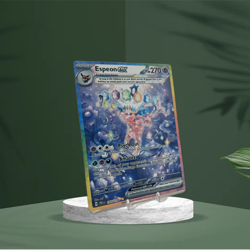 Espeon EX SIR - Prismatic Evolutions | Jumbo Metal 6" x 8" Card Gift/Display - Image 3