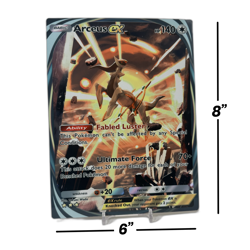 Arceus EX Immersive - Pokemon Pocket | Jumbo Metal 6" x 8" Card Gift/Display - Image 2