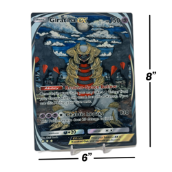 Giratina EX Immersive - Pokemon Pocket | Jumbo Metal 6" x 8" Card Gift/Display - Image 2
