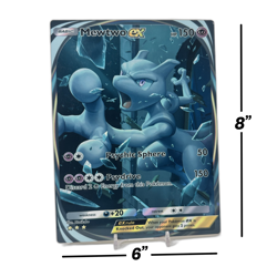 Mewtwo EX Immersive - Pokemon Pocket | Jumbo Metal 6" x 8" Card Gift/Display - Image 2