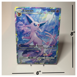 Espeon Eevee Grove - Pokemon Pocket | Jumbo Metal 6" x 8" Card Gift/Display - Image 2