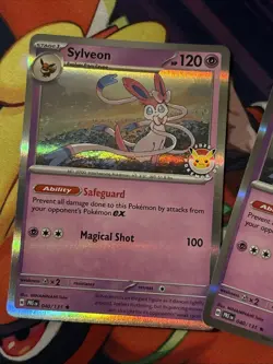 X2 2025 Pokemon Day Stamped Sylveon 040/131 Holo Foil Exclusive Promo Card - Image 4