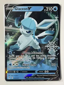 Glaceon V - (Holiday Calendar) Ultra Rare Miscellaneous Cards & Products 040/203 - Image 1